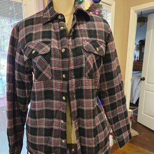 WRANGLER LINED FLANNEL SHIRT/JACKET WOMEN'S SIZE SP